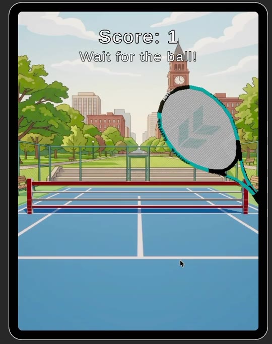 Final 3D tennis round