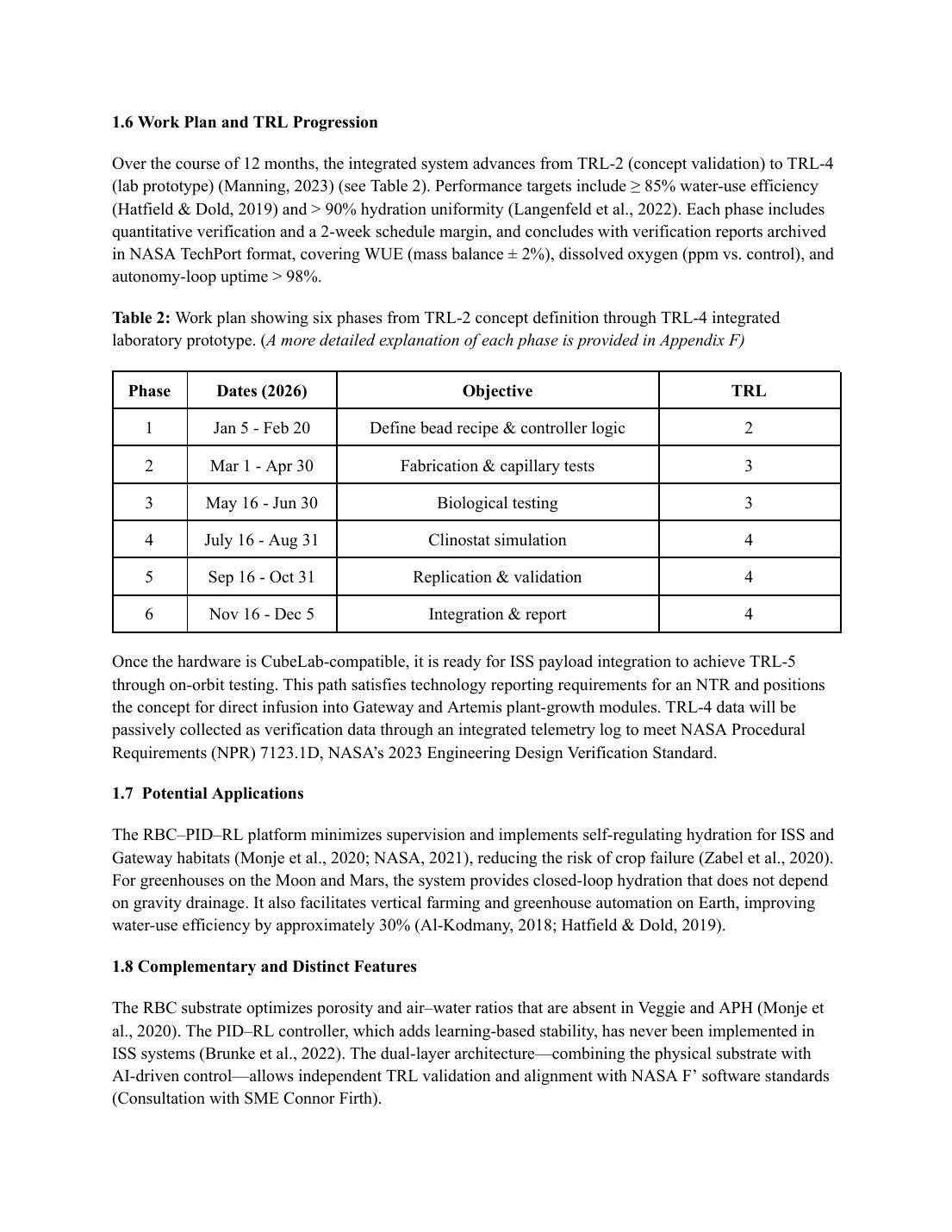 Proposal page 5: Challenges, risks and work plan